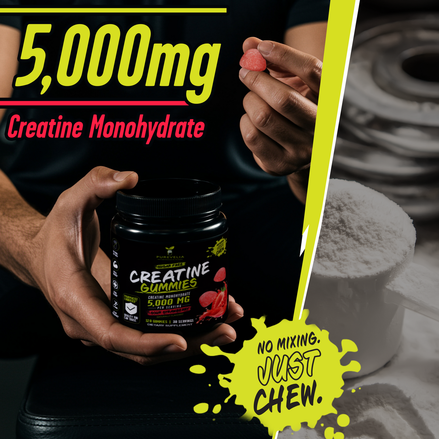 Purevelia Creatine Gummies
